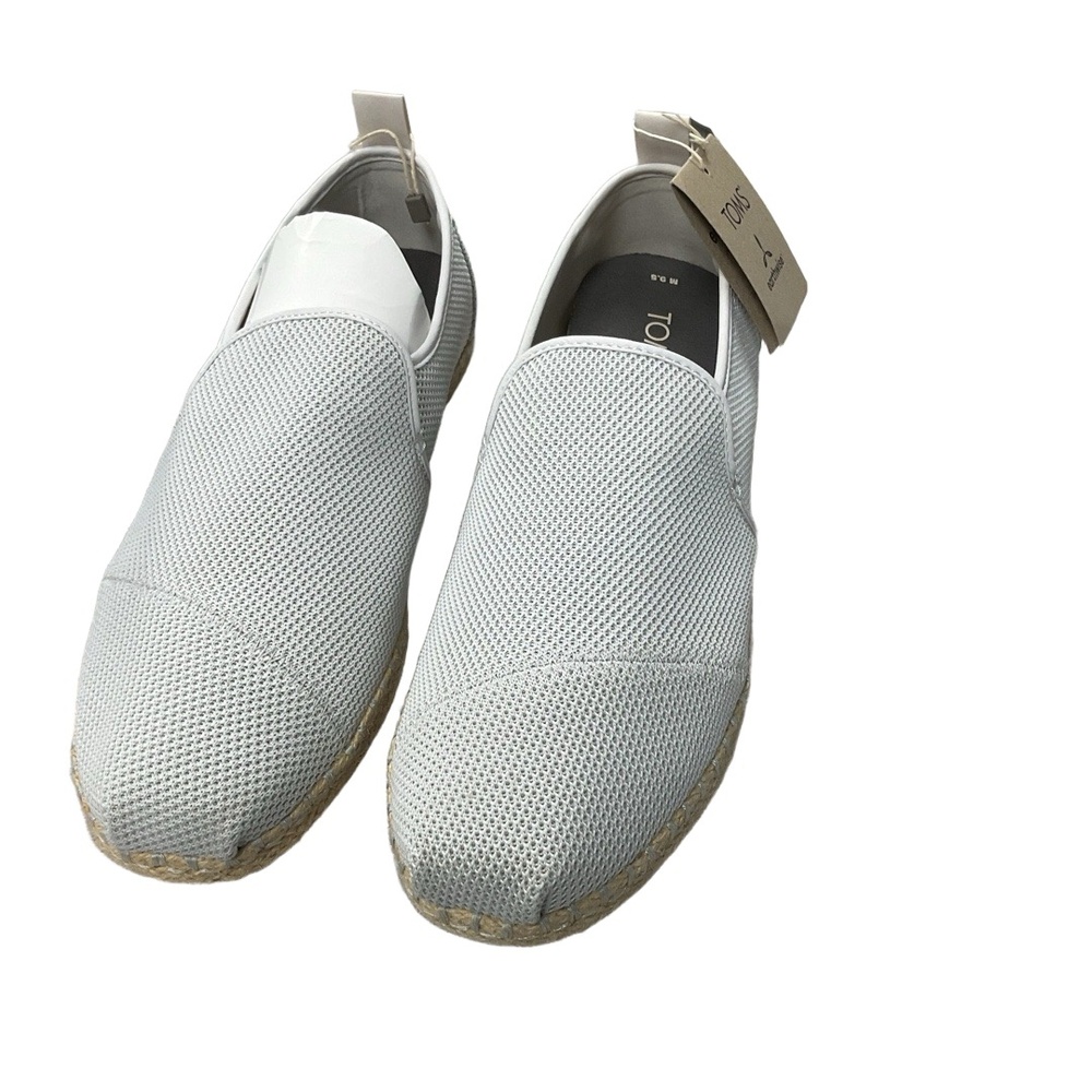 NWT Brand New Mens Size 9.5 Light Grey Alpargata Espadrille